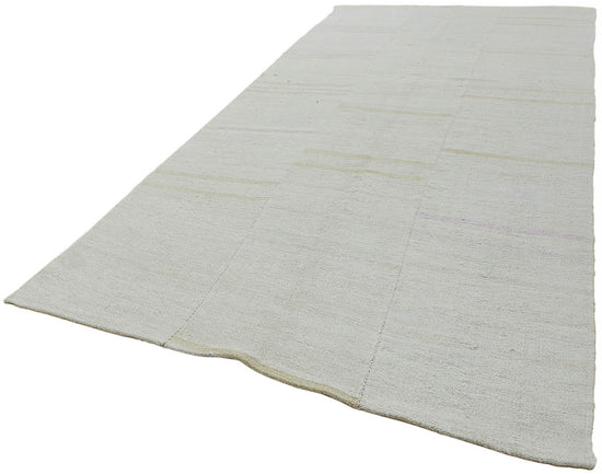 6x11 White Hemp Kilim Rug - 44904