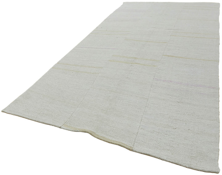 6x11 White Hemp Kilim Rug - 44904