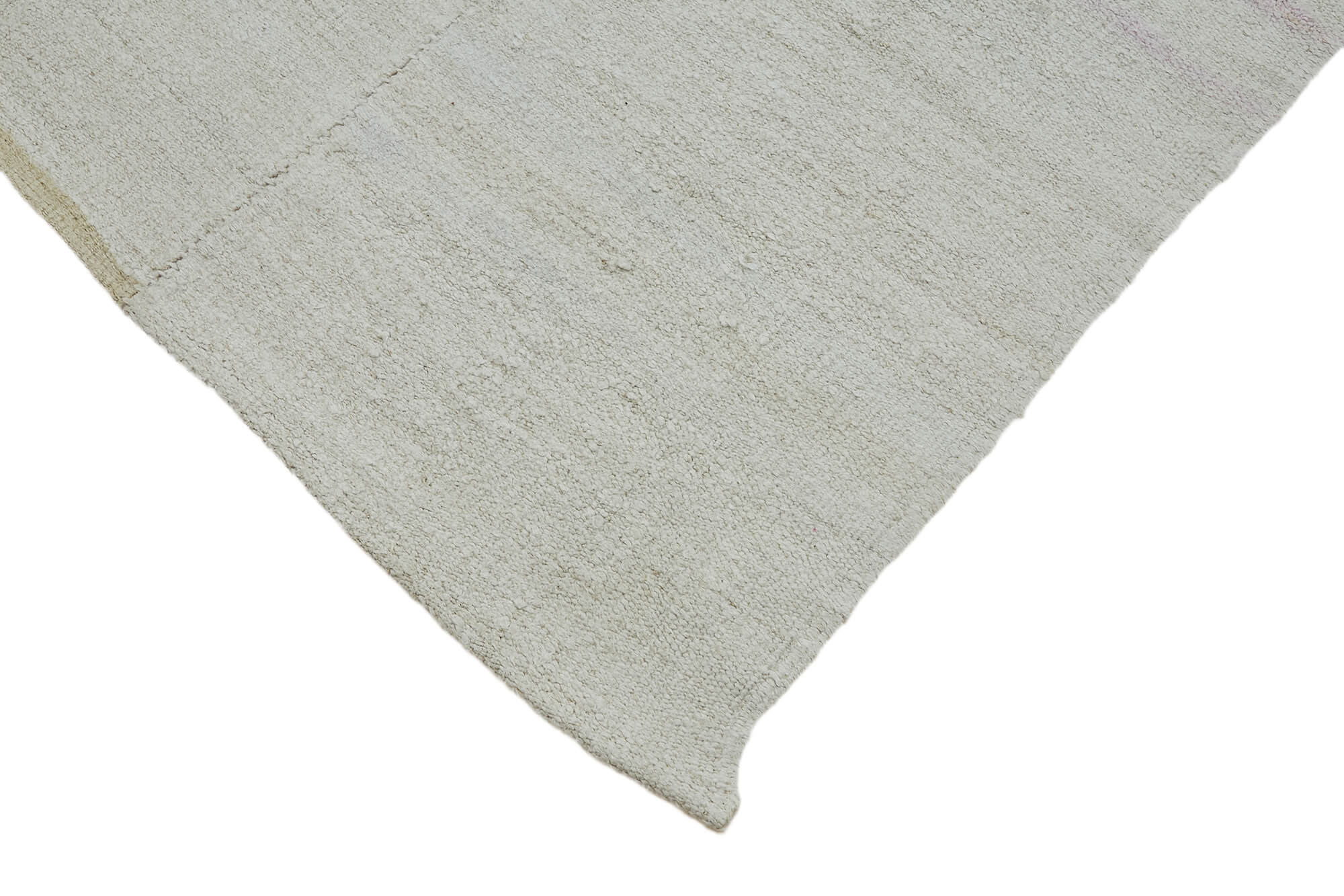 6x11 White Hemp Kilim Rug - 44904