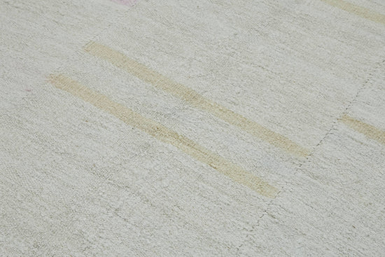 6x11 White Hemp Kilim Rug - 44904