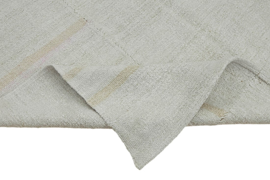 6x11 White Hemp Kilim Rug - 44904