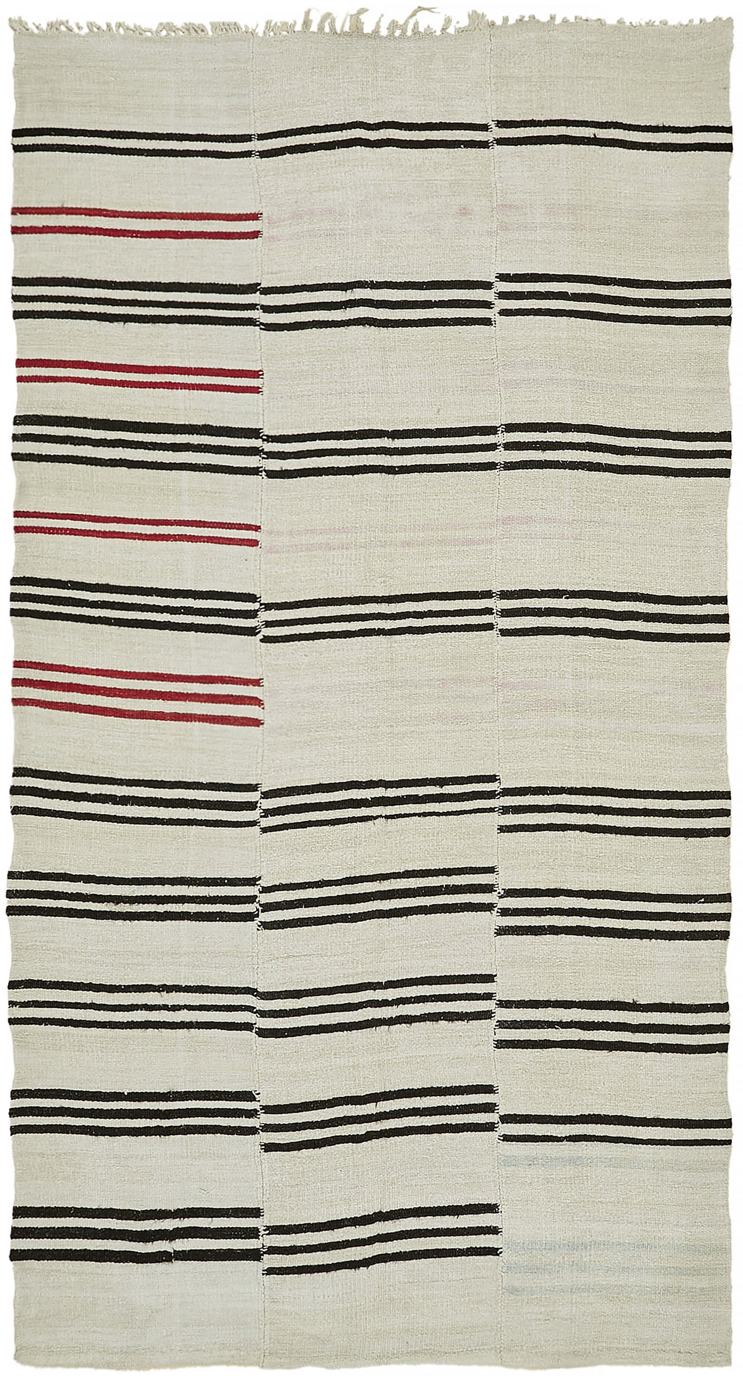 7x12 Beige Hemp Kilim Rug - 44908