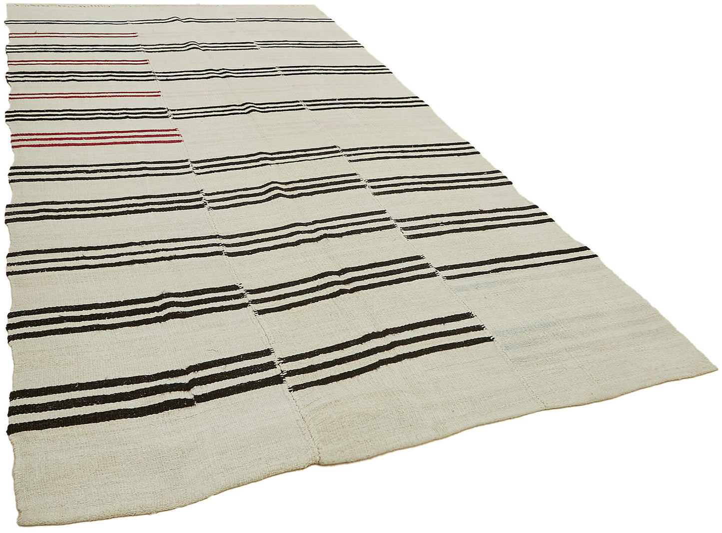 7x12 Beige Hemp Kilim Rug - 44908
