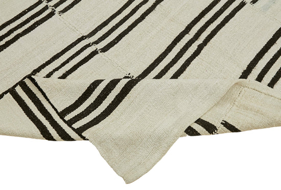 7x12 Beige Hemp Kilim Rug - 44908