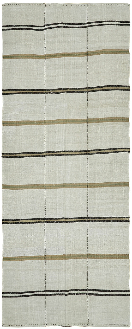 6x14 White Hemp Kilim Rug - 44910