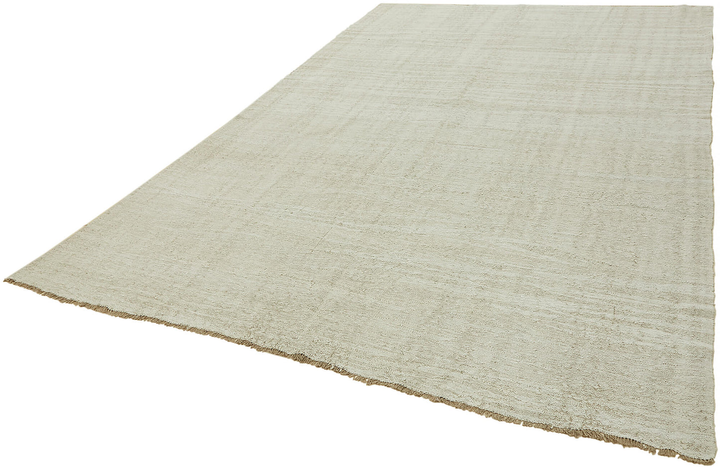 8x11 Beige Hemp Kilim Rug - 44914