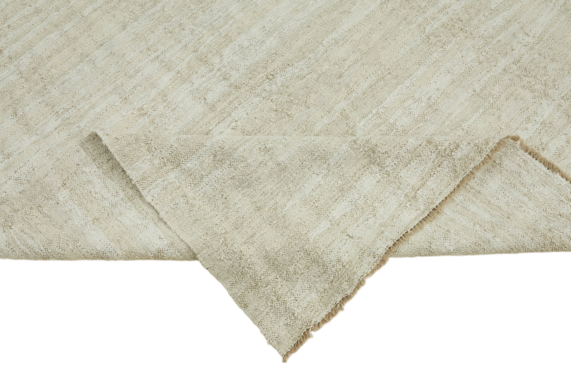 8x11 Beige Hemp Kilim Rug - 44914