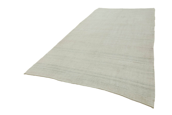 7x12 Beige Hemp Kilim Rug - 44916