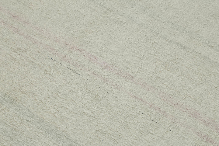 7x12 Beige Hemp Kilim Rug - 44916