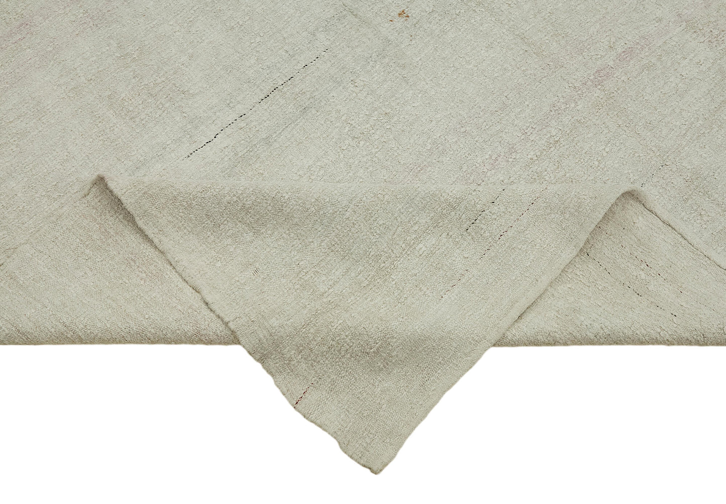 7x12 Beige Hemp Kilim Rug - 44916