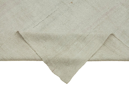 7x12 Beige Hemp Kilim Rug - 44916