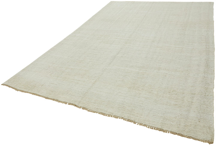 8x11 Beige Hemp Kilim Rug - 44919