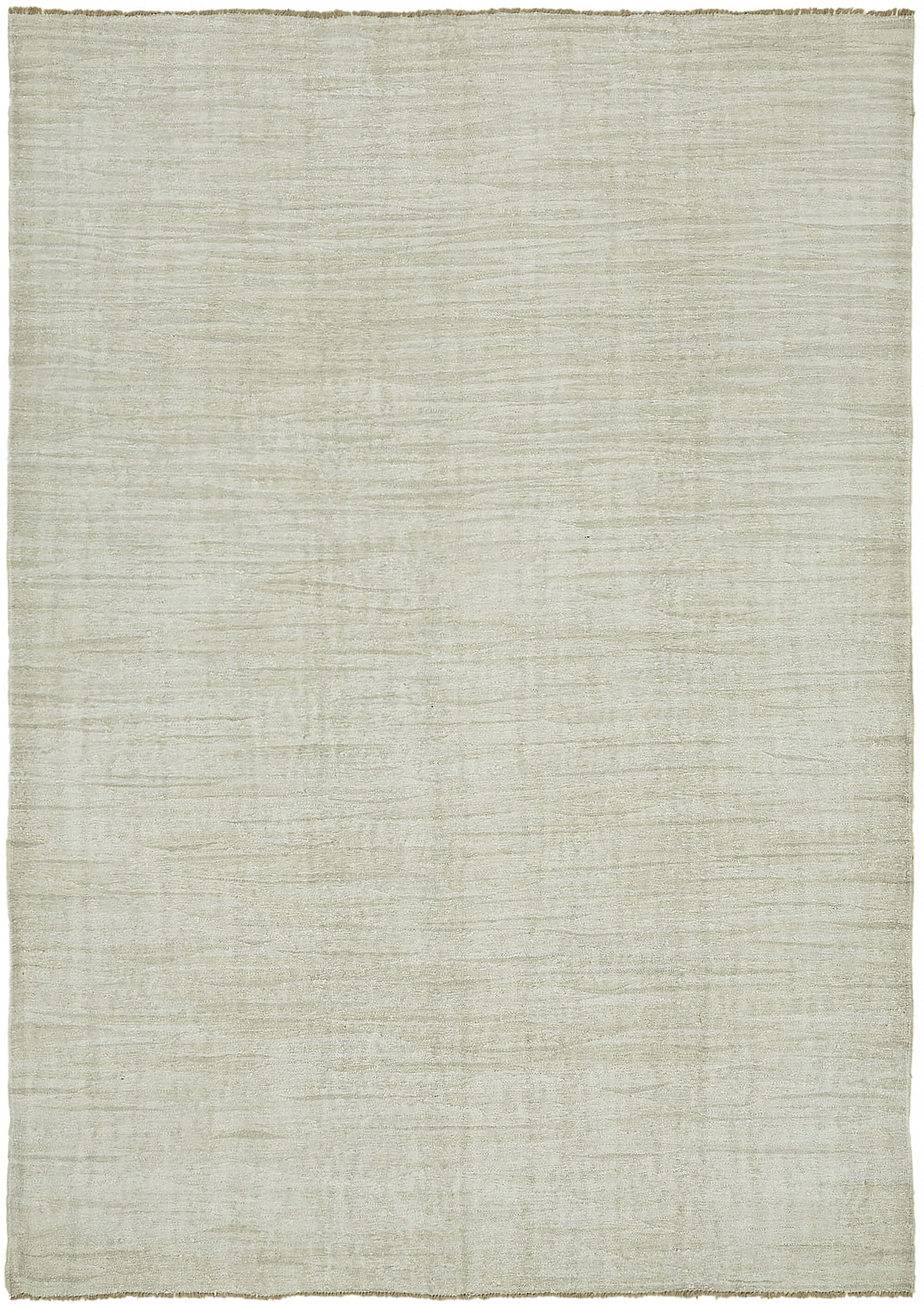 8x11 White Hemp Kilim Rug - 44922