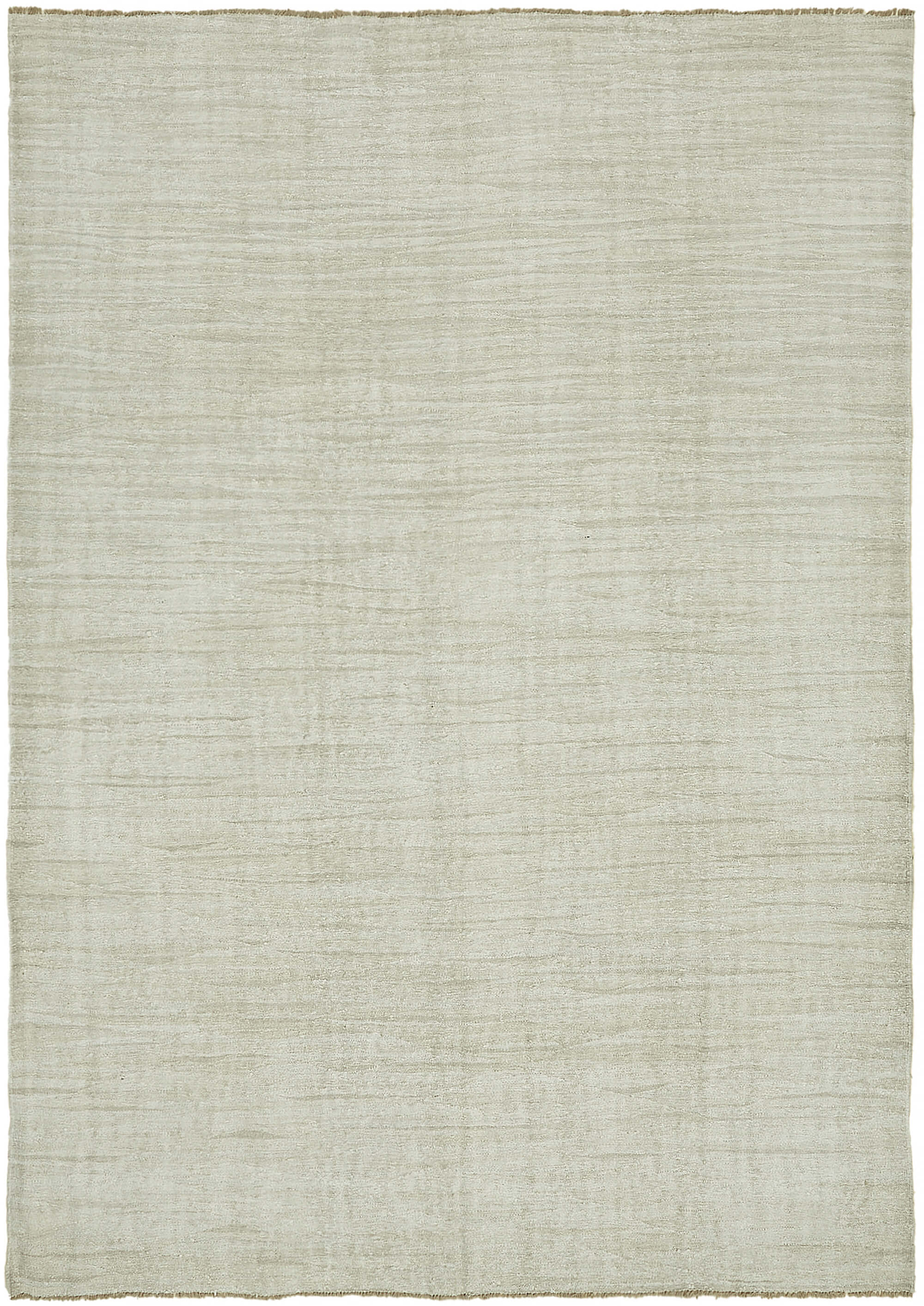 8x11 White Hemp Kilim Rug - 44922