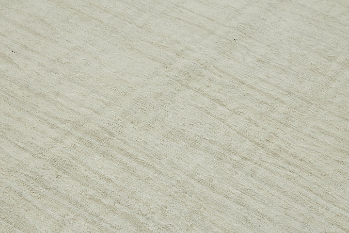 8x11 White Hemp Kilim Rug - 44922