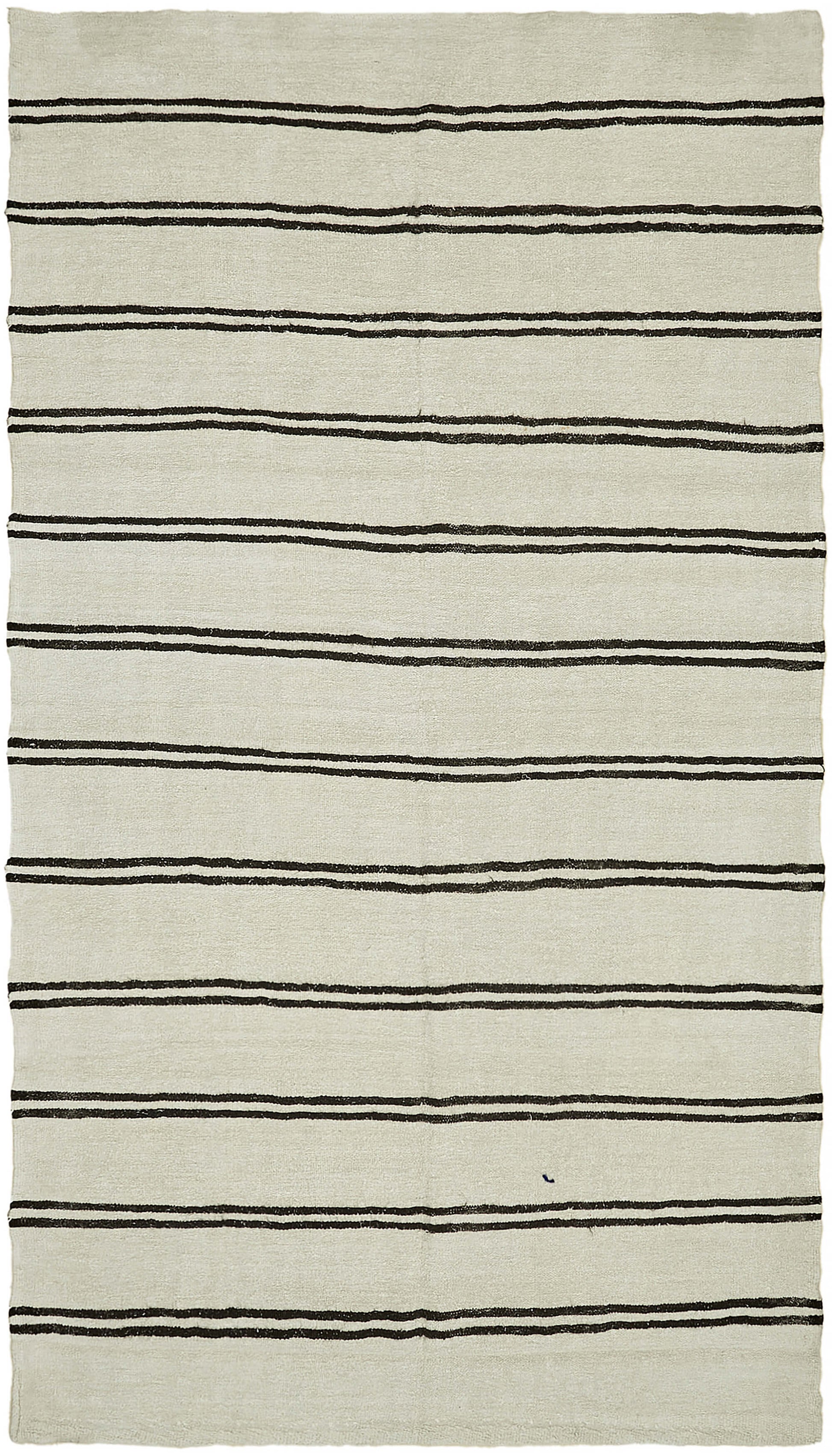 7x12 Beige Hemp Kilim Rug - 44925