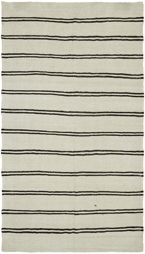 7x12 Beige Hemp Kilim Rug - 44925