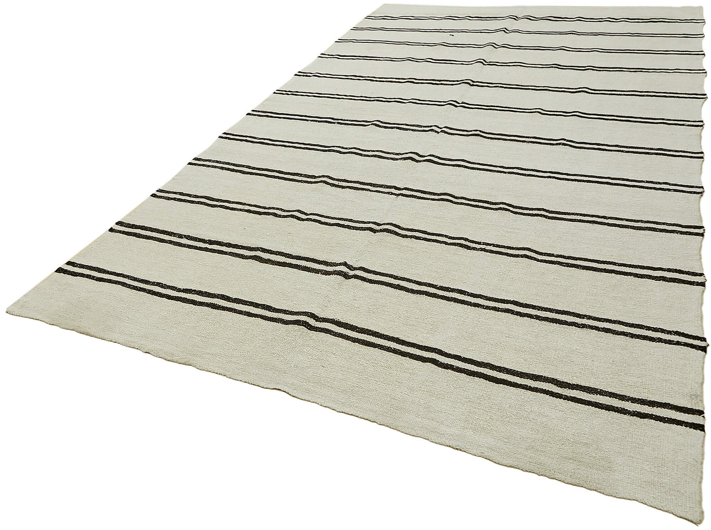 7x12 Beige Hemp Kilim Rug - 44925