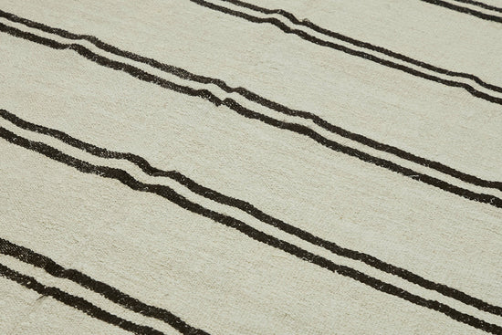 7x12 Beige Hemp Kilim Rug - 44925
