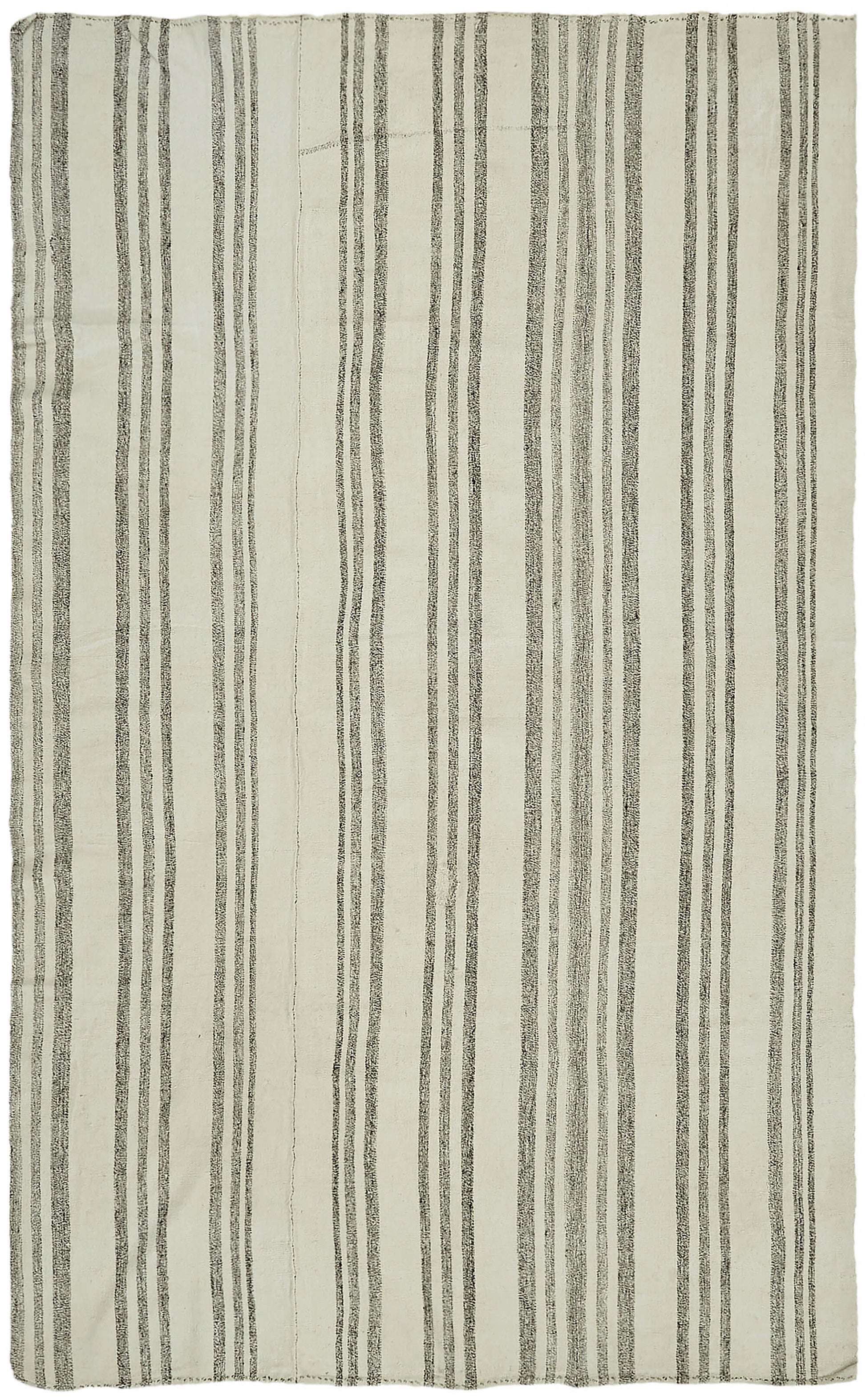 7x12 Beige Hemp Kilim Rug - 44927