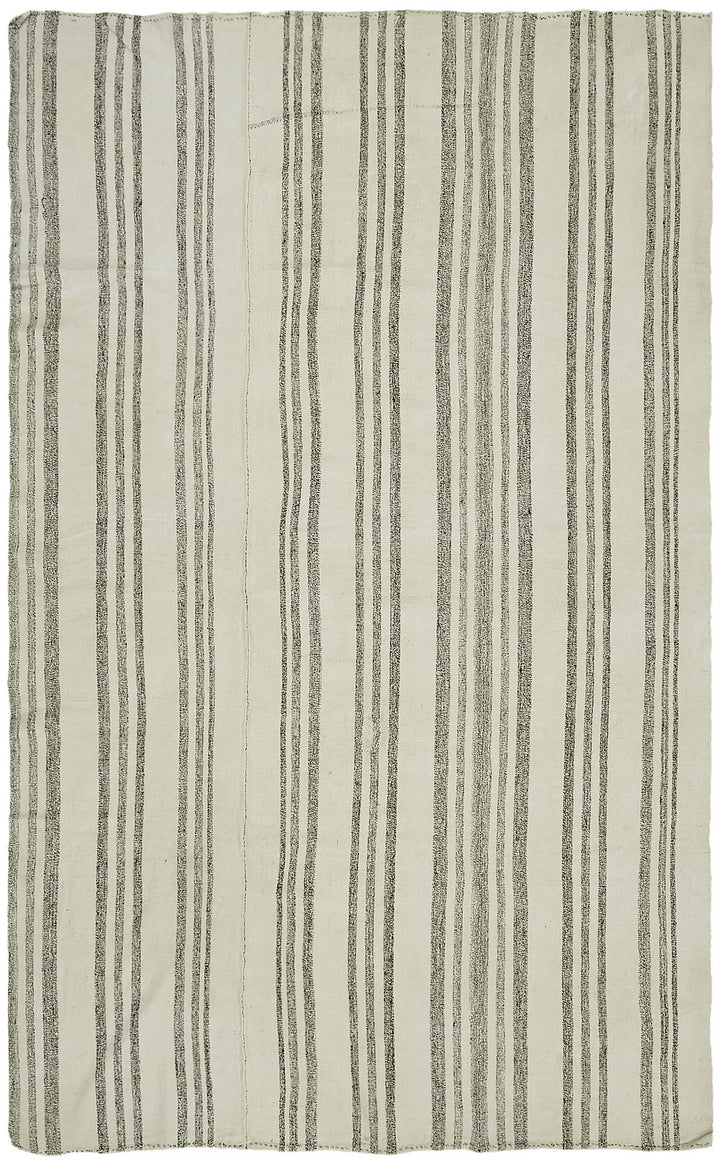 7x12 Beige Hemp Kilim Rug - 44927