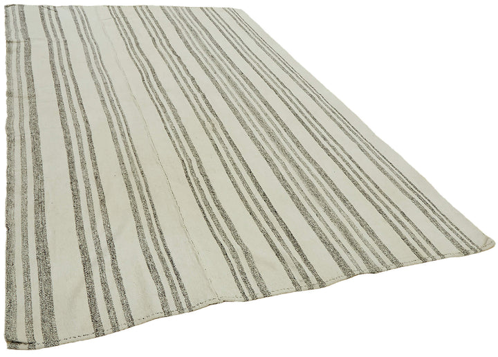 7x12 Beige Hemp Kilim Rug - 44927