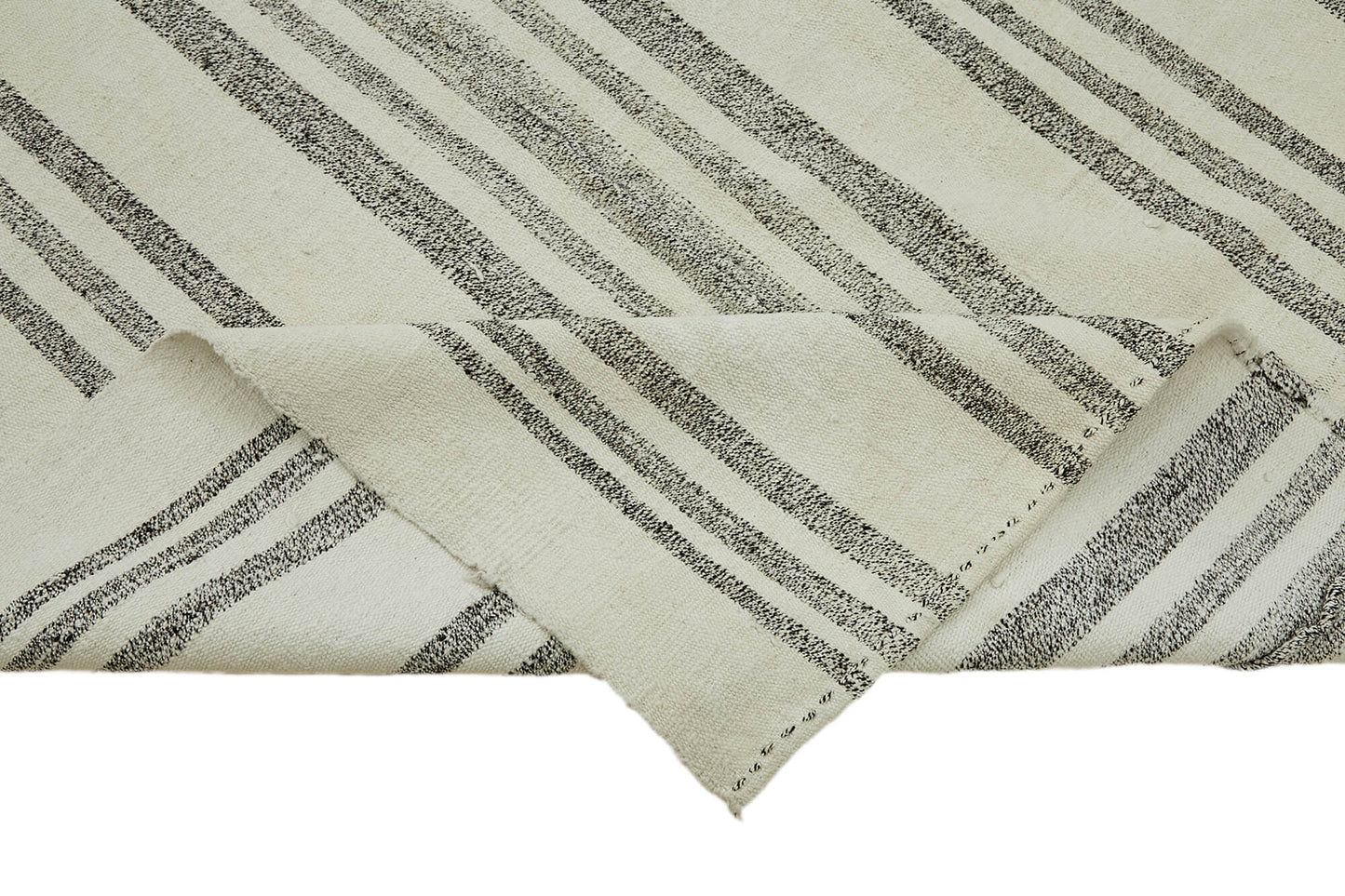 7x12 Beige Hemp Kilim Rug - 44927