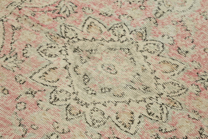 4x7 Beige Turkish Vintage Area Rug - 44930
