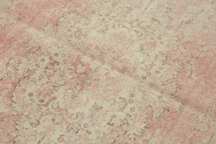 4x7 Beige Turkish Vintage Area Rug - 44939