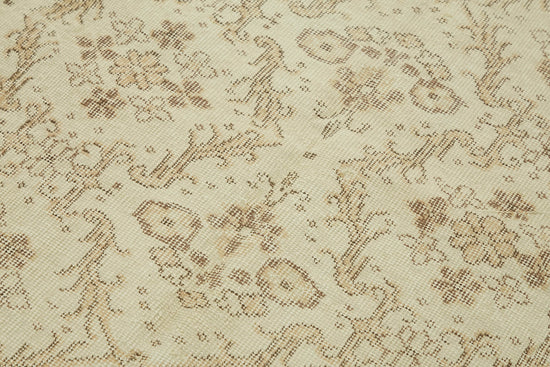 3x7 Beige Turkish Vintage Area Rug - 44958