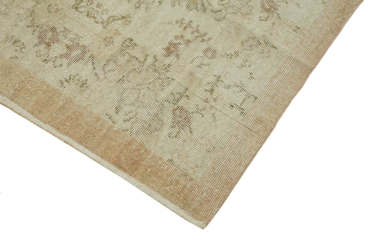 3x7 Beige Turkish Vintage Area Rug - 44963