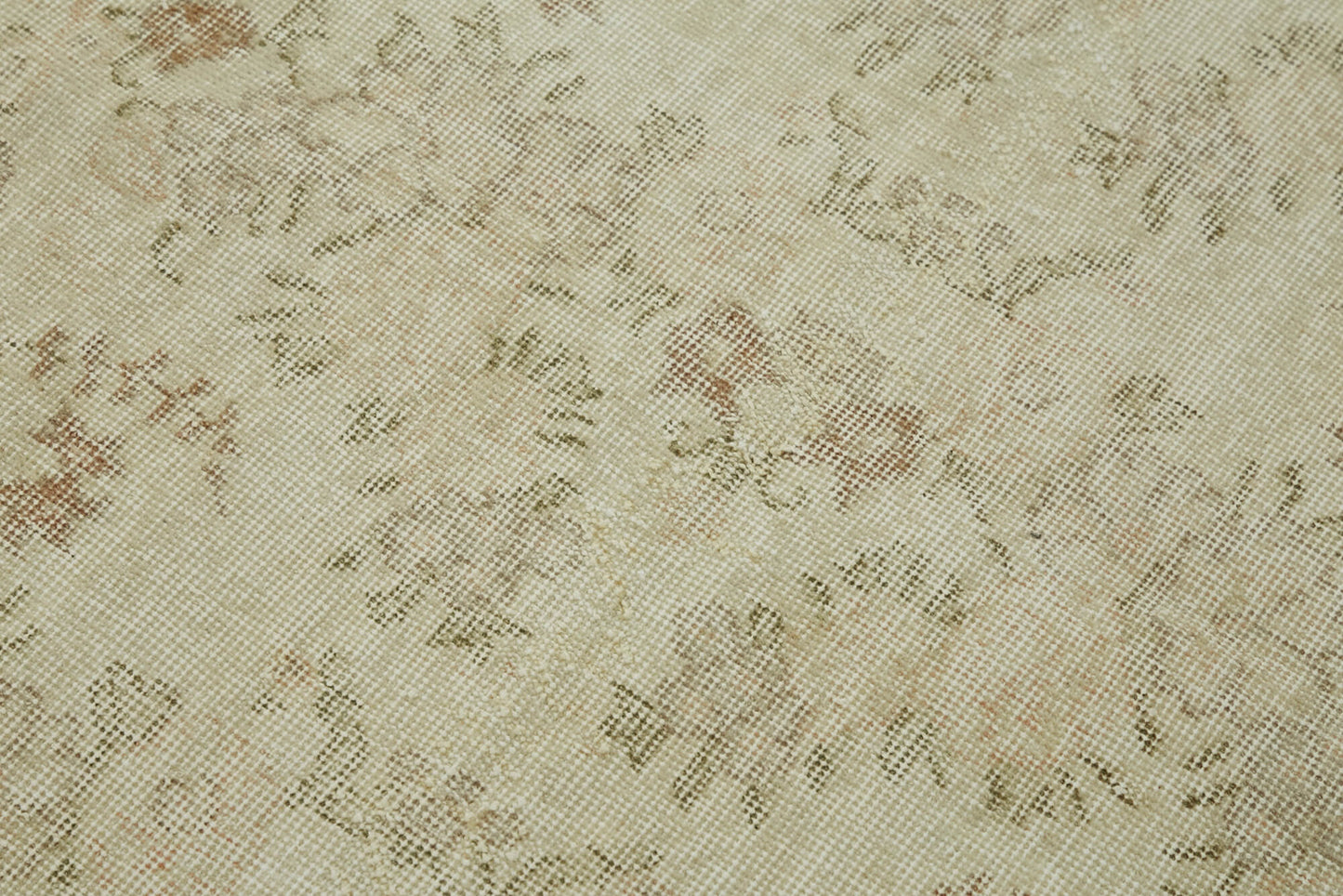 3x7 Beige Turkish Vintage Area Rug - 44963