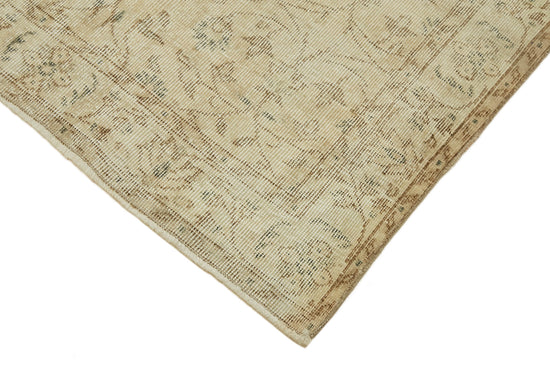 4x6 Beige Turkish Vintage Area Rug - 44967