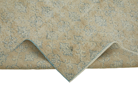 4x7 Beige Turkish Vintage Area Rug - 44978