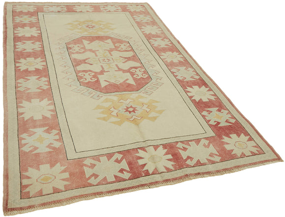5x8 Beige Anatolian Rug - 45057