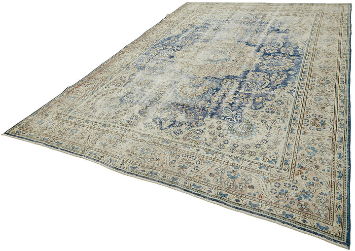9x12 Beige Vintage Large Area Rug - 45425
