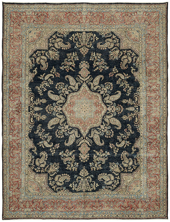 9x12 Red Vintage Large Area Rug - 45438