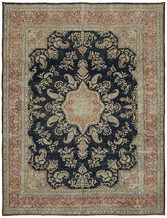 9x12 Red Vintage Large Area Rug - 45438