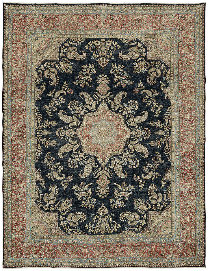 9x12 Red Vintage Large Area Rug - 45438