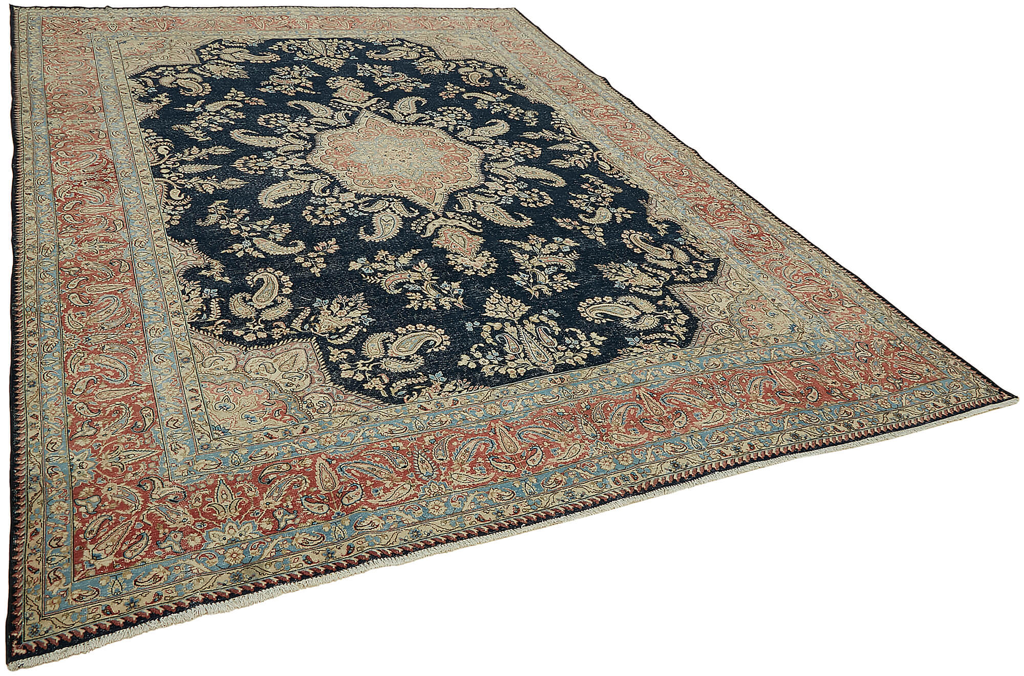 9x12 Red Vintage Large Area Rug - 45438