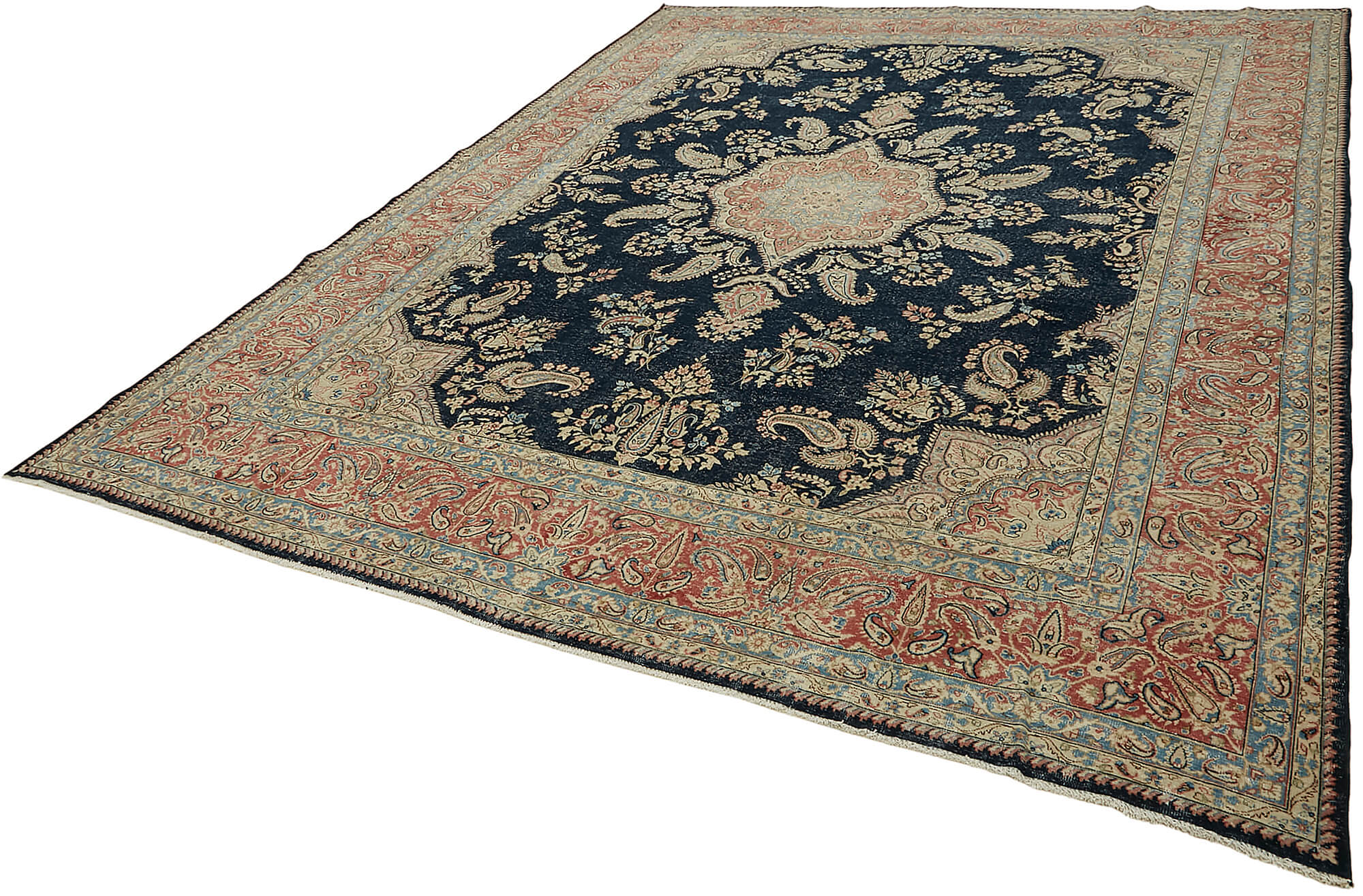 9x12 Red Vintage Large Area Rug - 45438