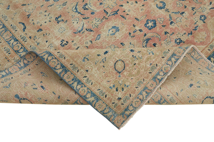 8x11 Beige Vintage Large Area Rug - 45442