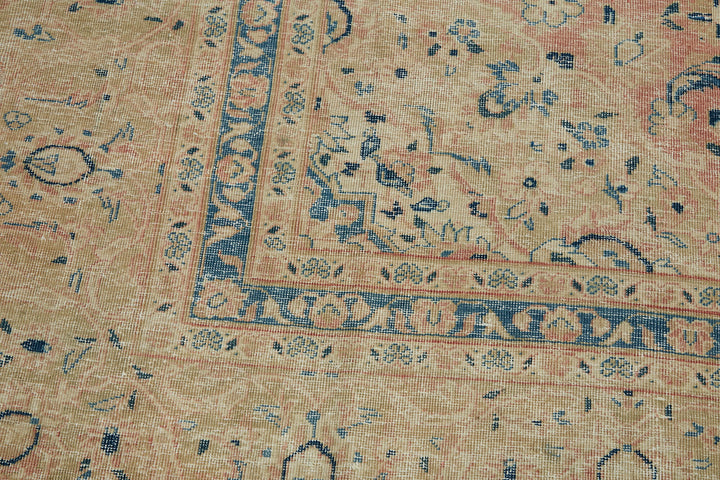 8x11 Beige Vintage Large Area Rug - 45442