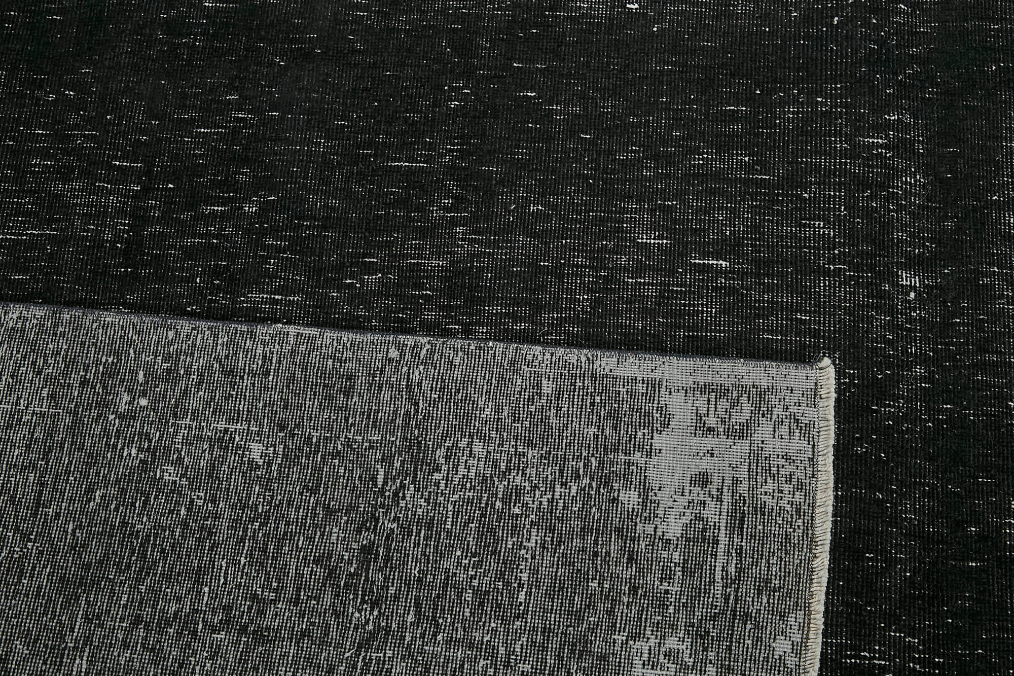 9x12 Black Overdyed Large Area Rug - 45445