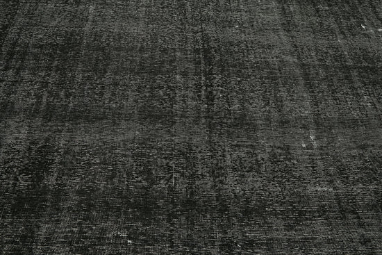 9x12 Black Overdyed Large Area Rug - 45447