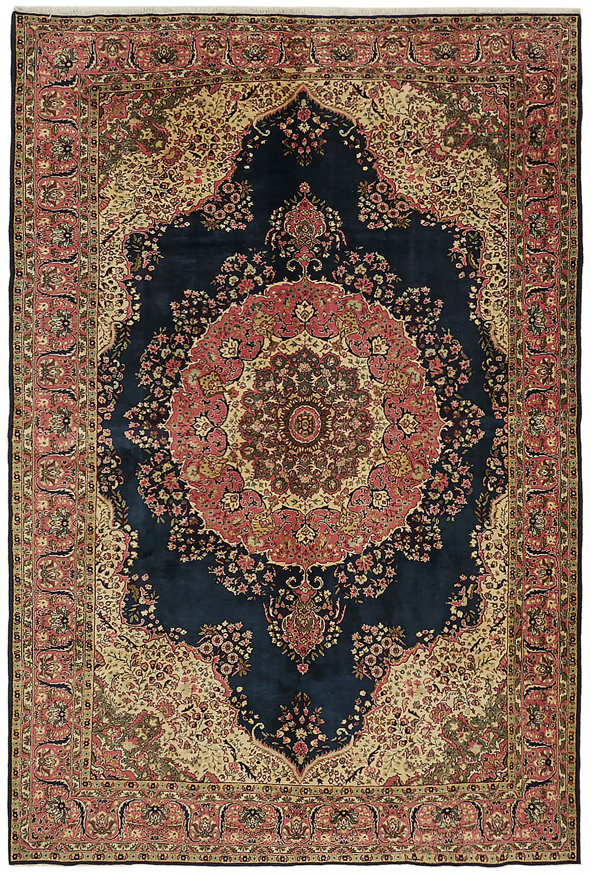 8x12 Beige Vintage Large Area Rug - 45448