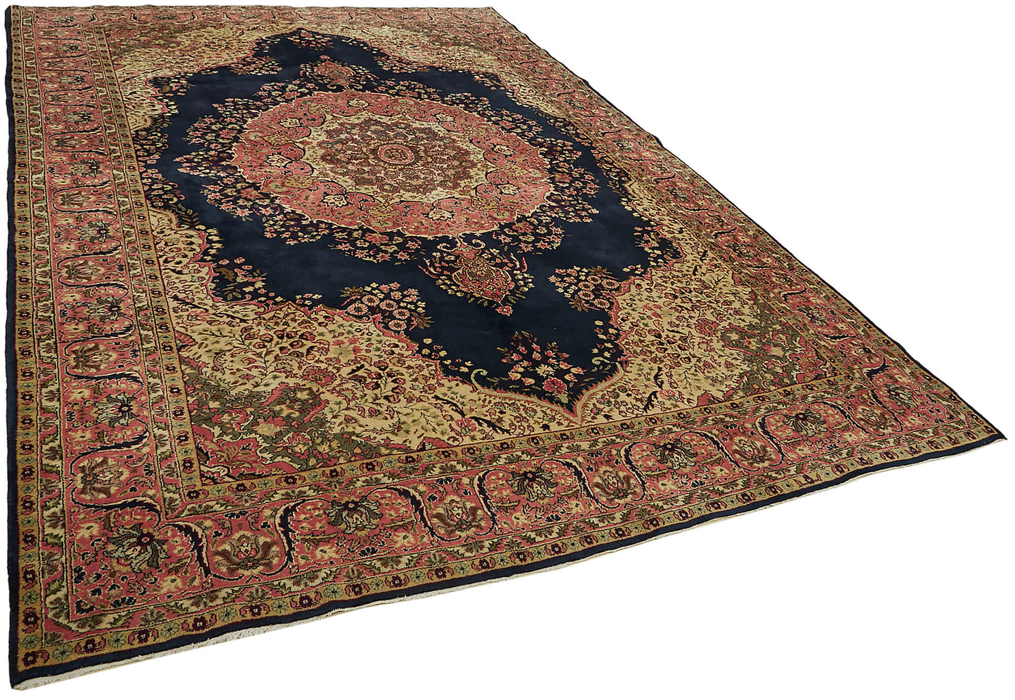 8x12 Beige Vintage Large Area Rug - 45448