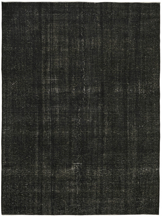 9x12 Black Overdyed Large Area Rug - 45449
