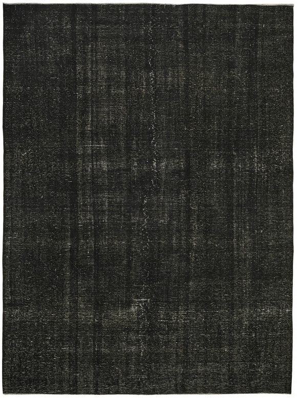 9x12 Black Overdyed Large Area Rug - 45449
