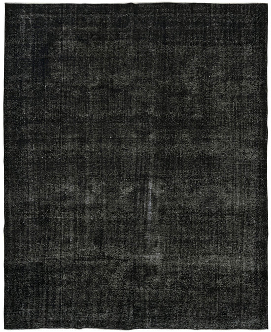 10x13 Black Overdyed Large Area Rug - 45450